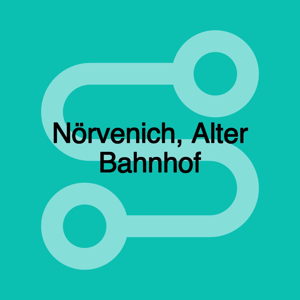 Nörvenich, Alter Bahnhof