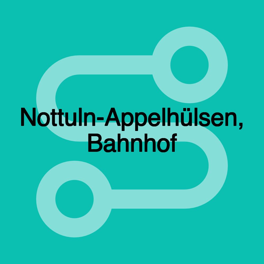 Nottuln-Appelhülsen, Bahnhof