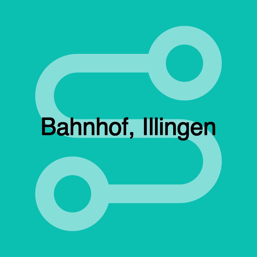 Bahnhof, Illingen