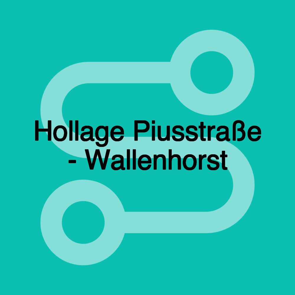 Hollage Piusstraße - Wallenhorst