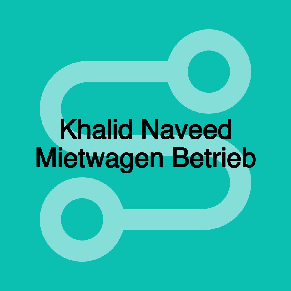 Khalid Naveed Mietwagen Betrieb