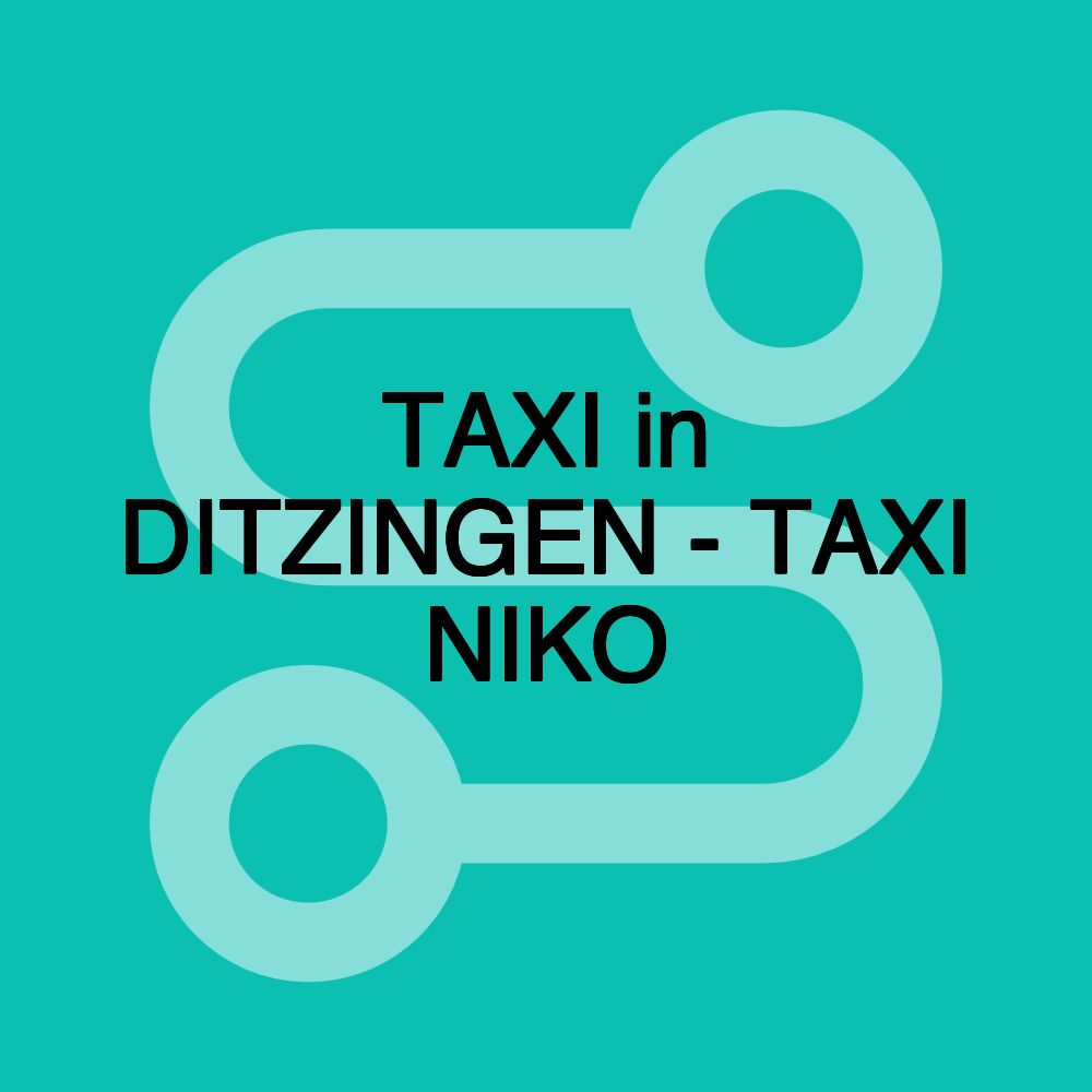 TAXI in DITZINGEN - TAXI NIKO