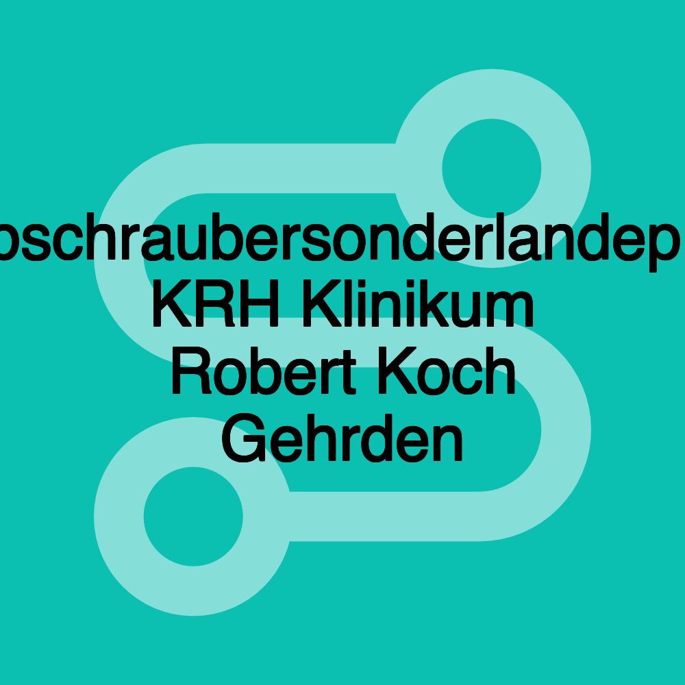 Hubschraubersonderlandeplatz KRH Klinikum Robert Koch Gehrden