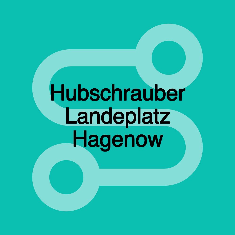 Hubschrauber Landeplatz Hagenow