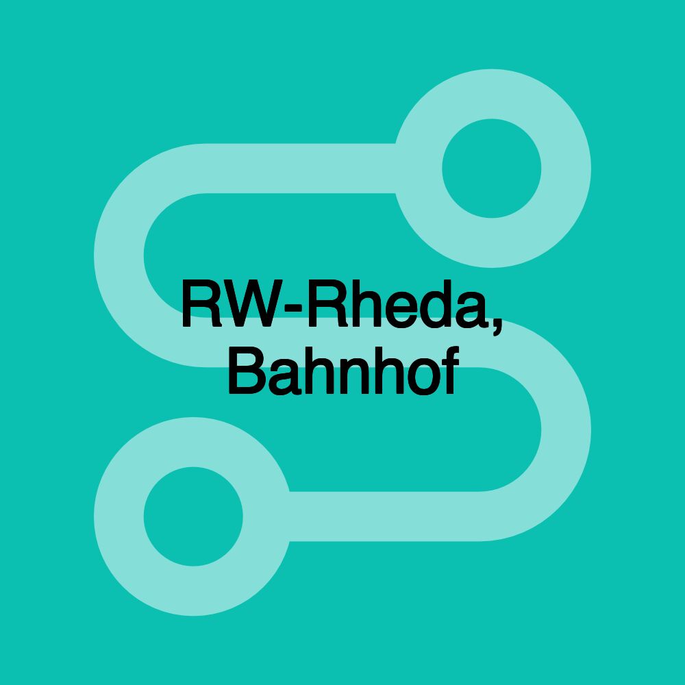 RW-Rheda, Bahnhof