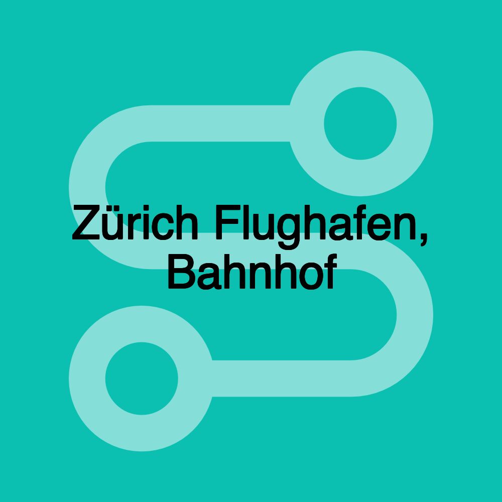 Zürich Flughafen, Bahnhof