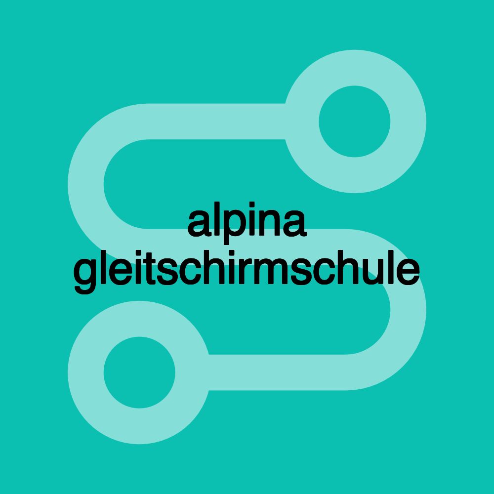 alpina gleitschirmschule