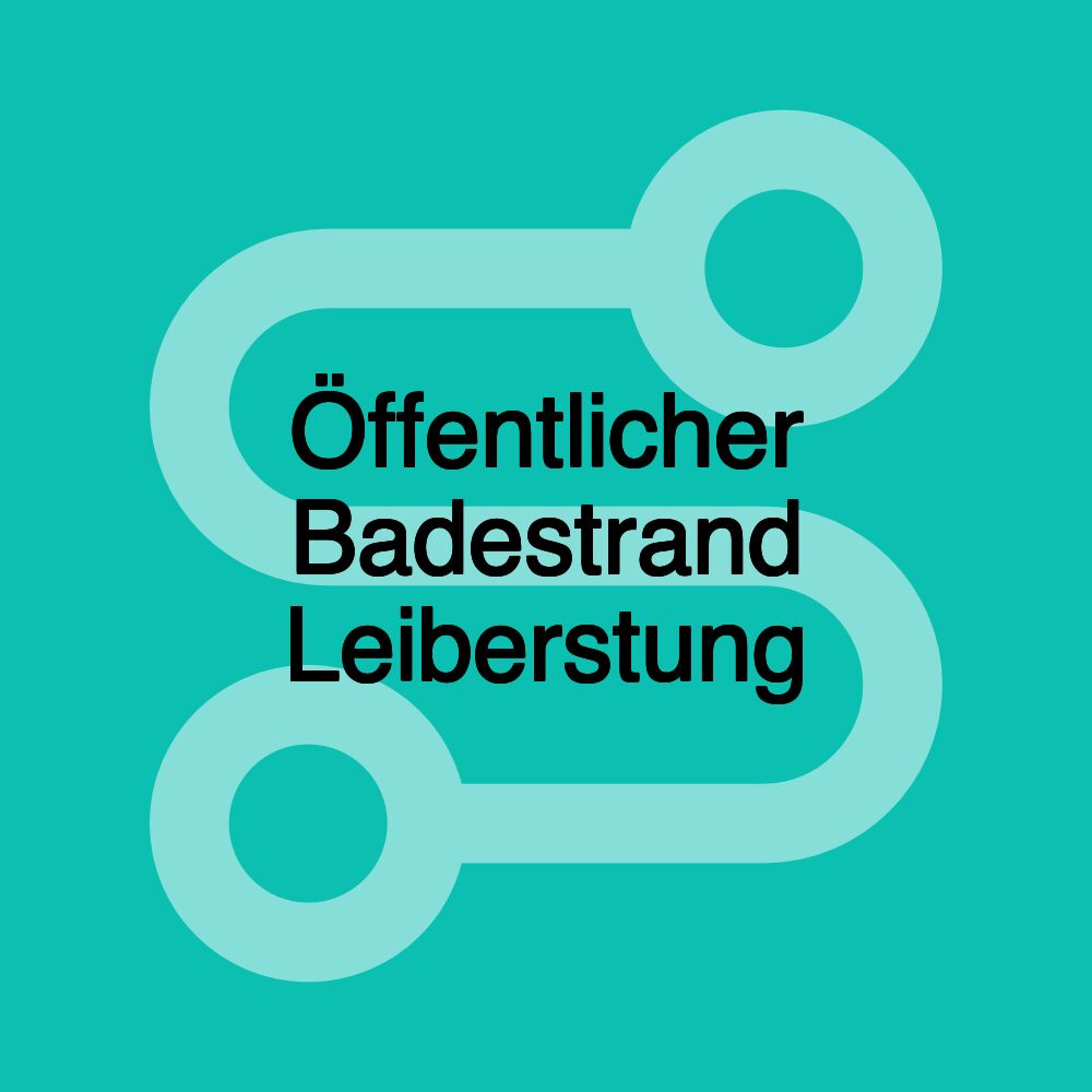 Öffentlicher Badestrand Leiberstung