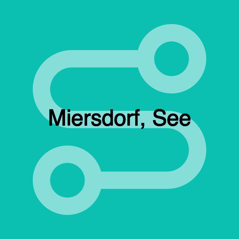 Miersdorf, See