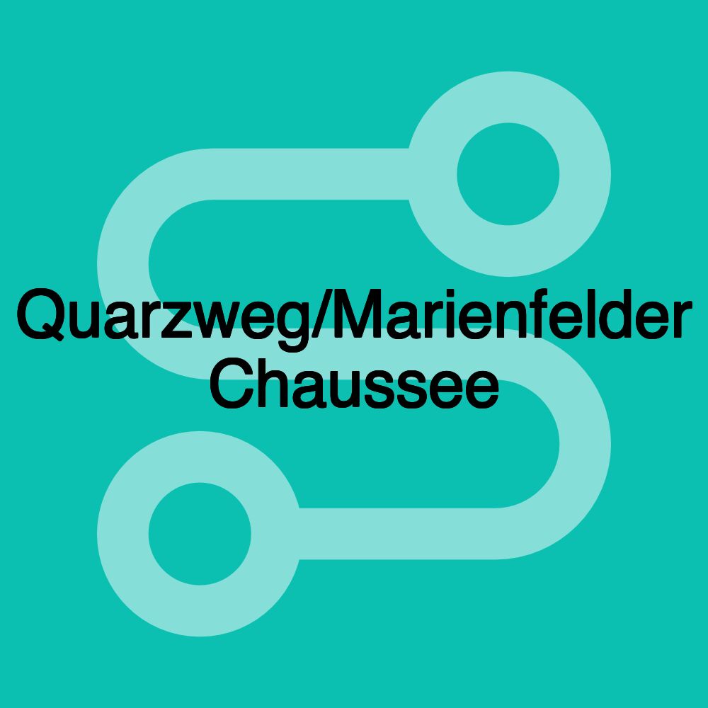 Quarzweg/Marienfelder Chaussee