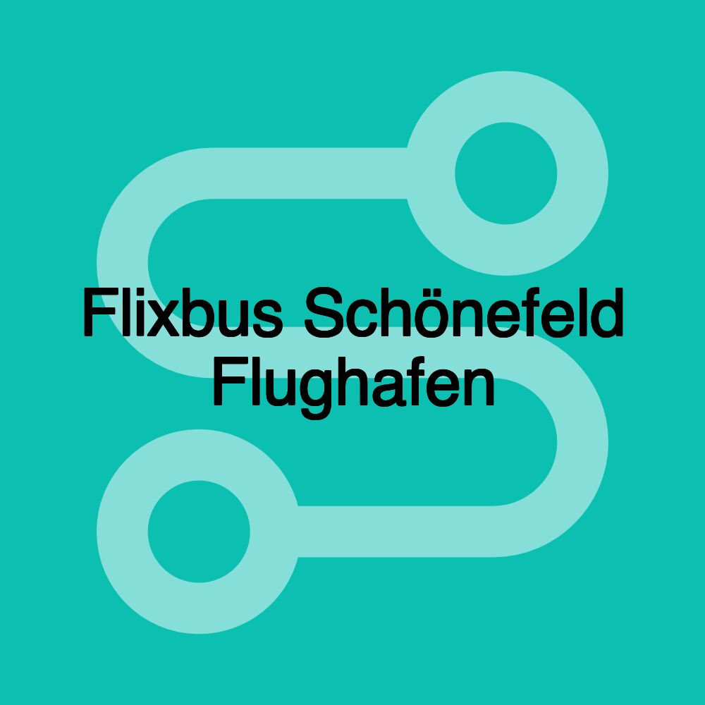 Flixbus Schönefeld Flughafen