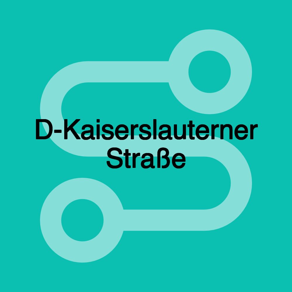 D-Kaiserslauterner Straße