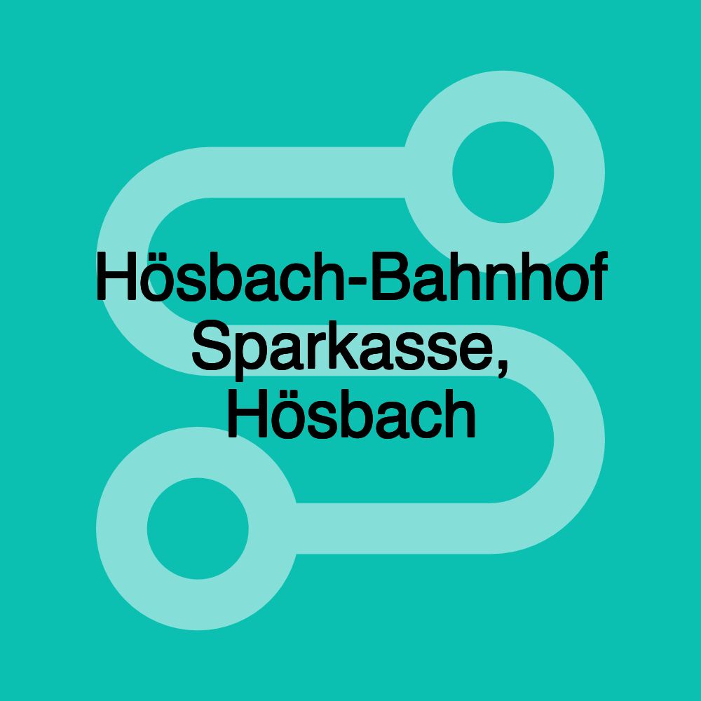 Hösbach-Bahnhof Sparkasse, Hösbach