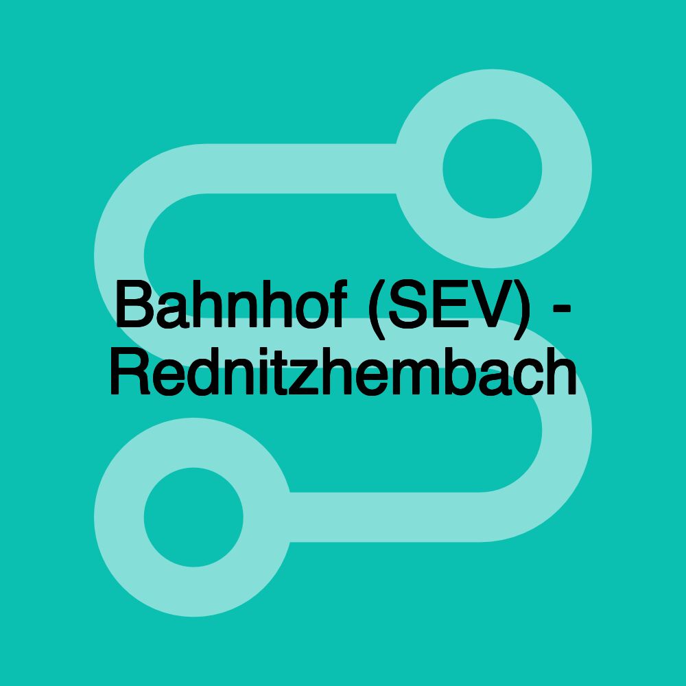 Bahnhof (SEV) - Rednitzhembach