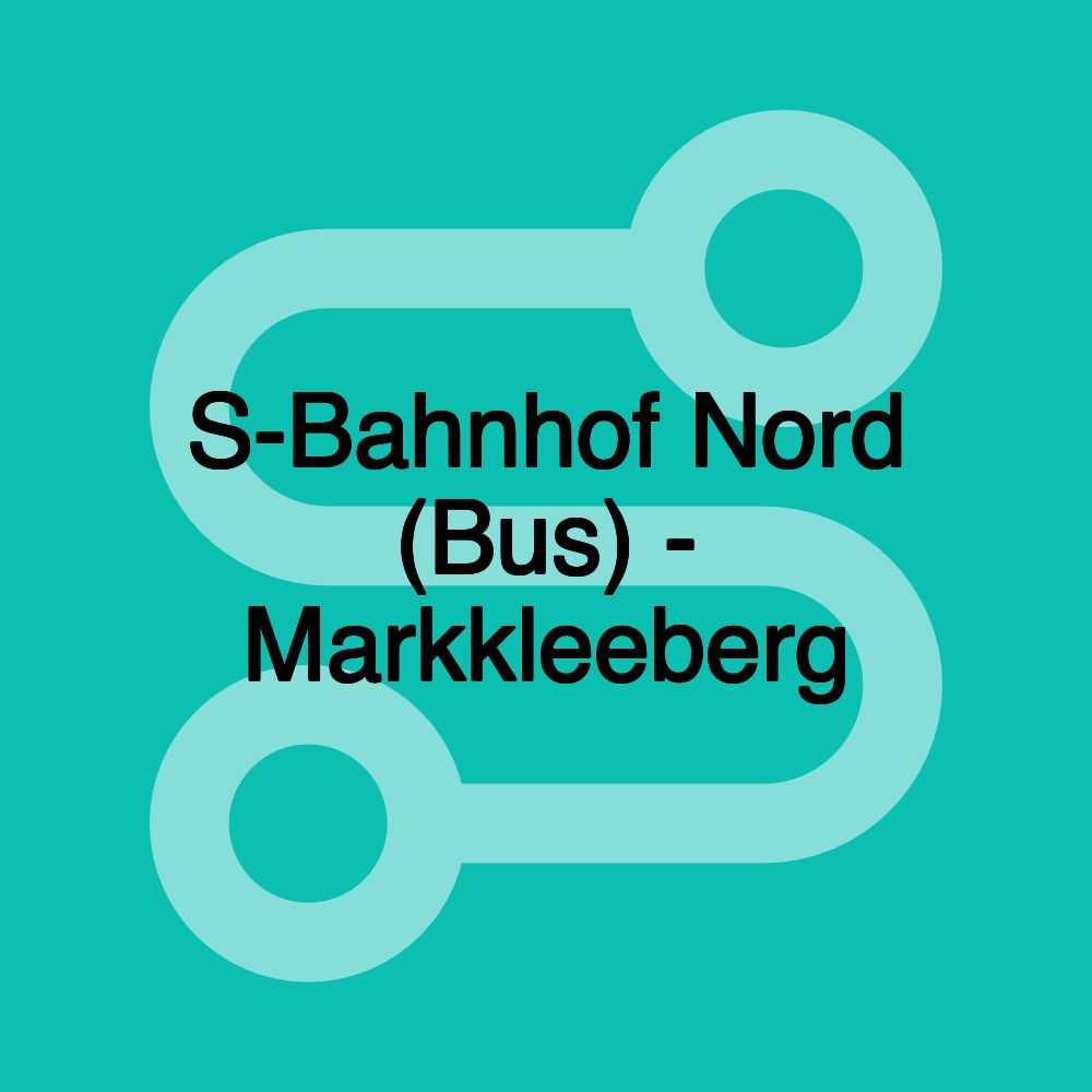 S-Bahnhof Nord (Bus) - Markkleeberg