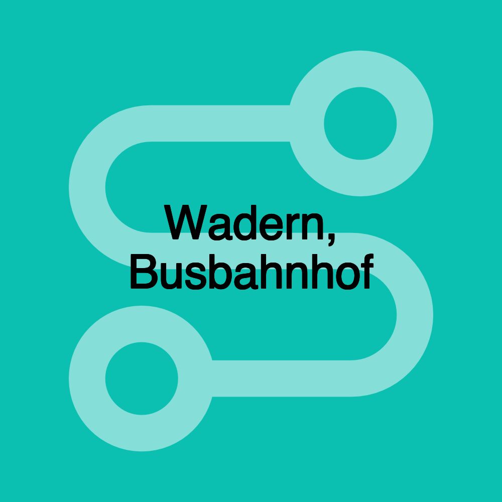 Wadern, Busbahnhof