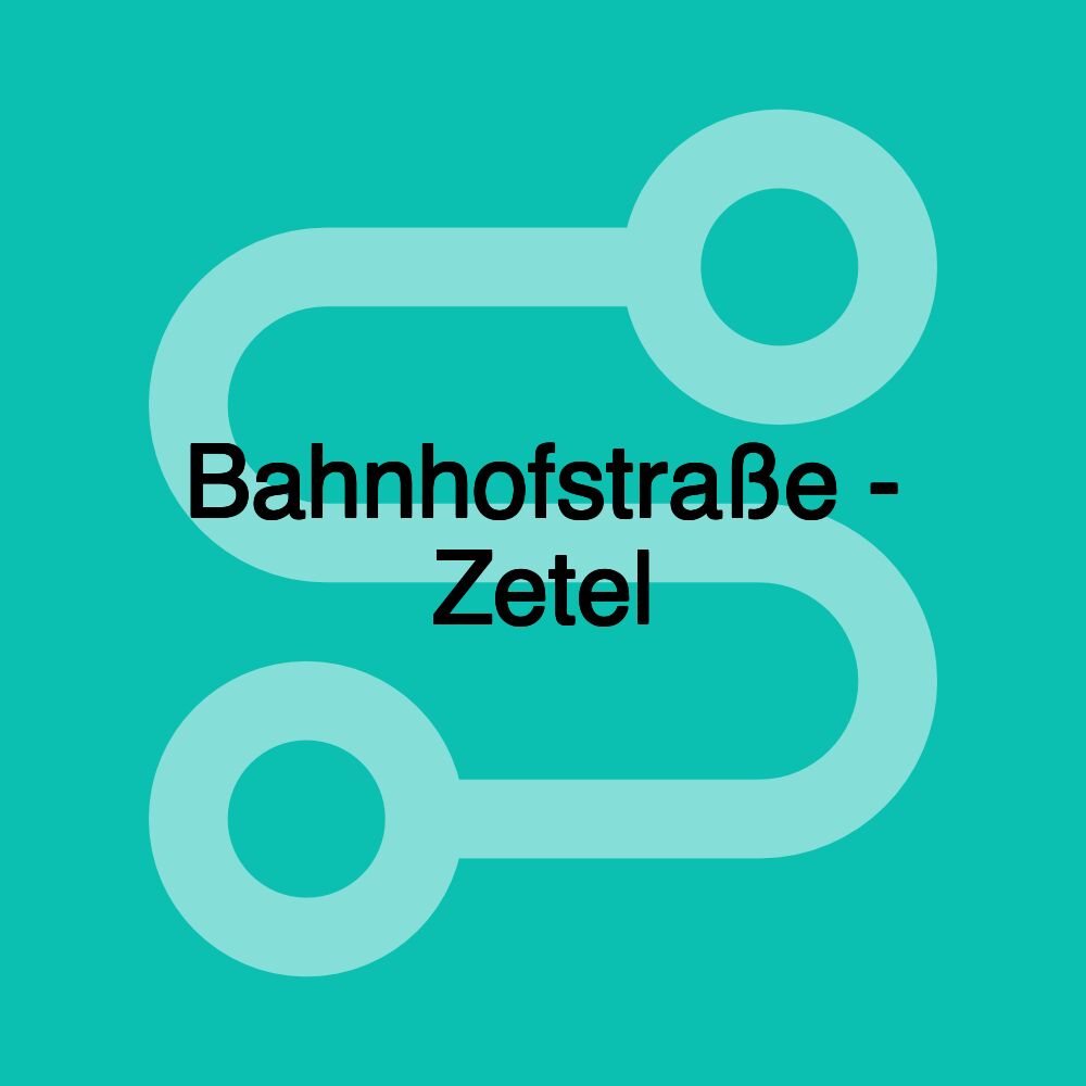 Bahnhofstraße - Zetel